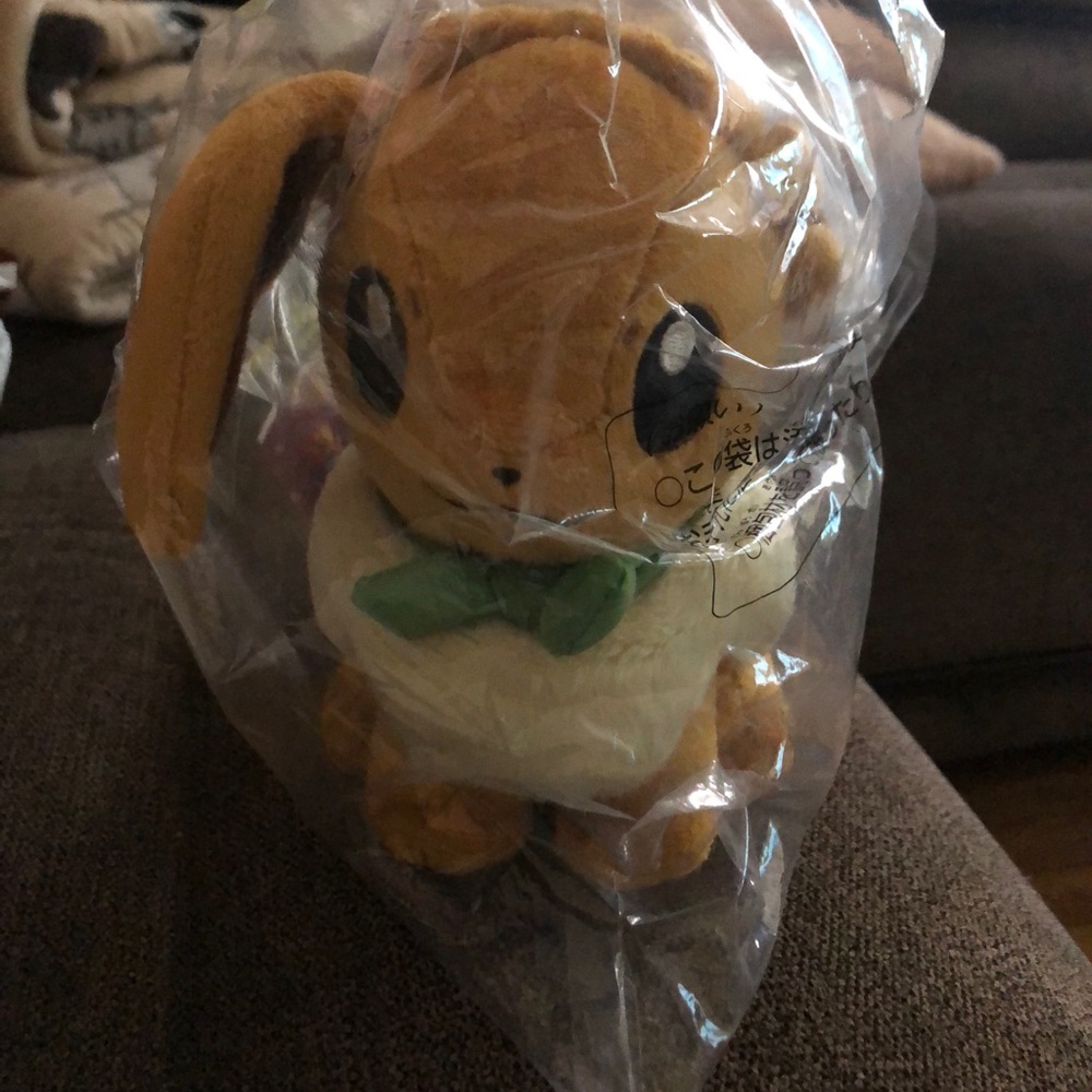 🔆 Eevee with green bow around neck, cute. NWT!🔆